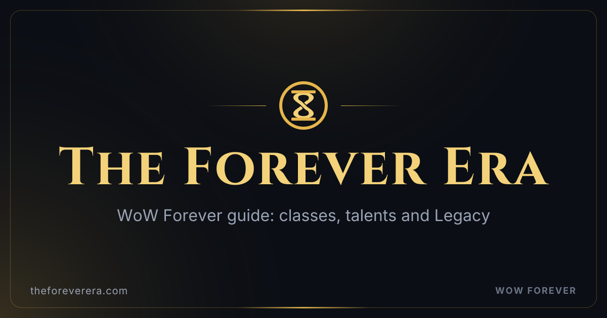 WoW Forever Launch Time (November 4, 2026) and Countdown · The Forever Era