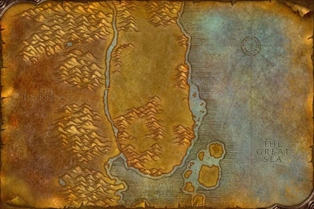 Durotar: Karte in WoW Forever