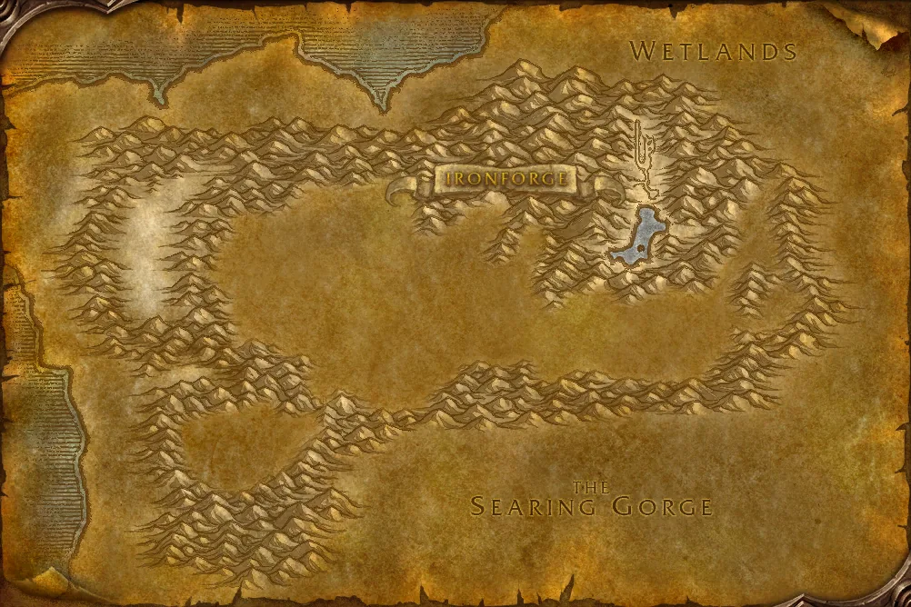 Mapa de Dun Morogh en WoW Forever