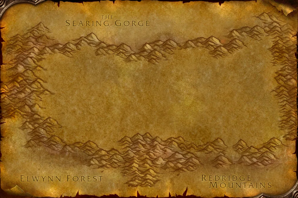 Brennende Steppe: Karte in WoW Forever