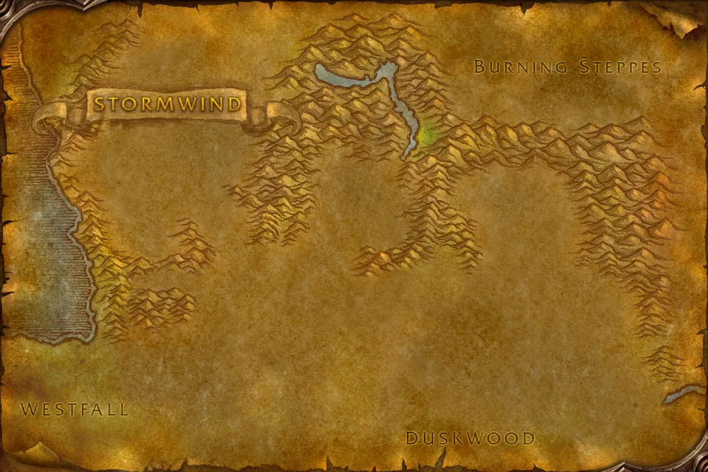 Wald von Elwynn: Karte in WoW Forever