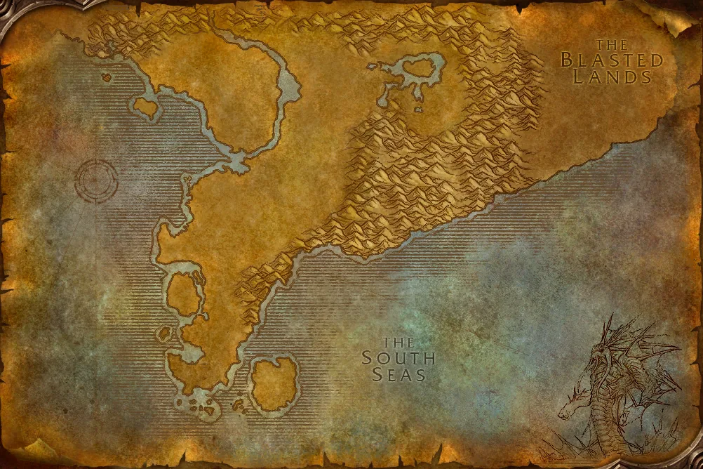 Schlingendorntal: Karte in WoW Forever