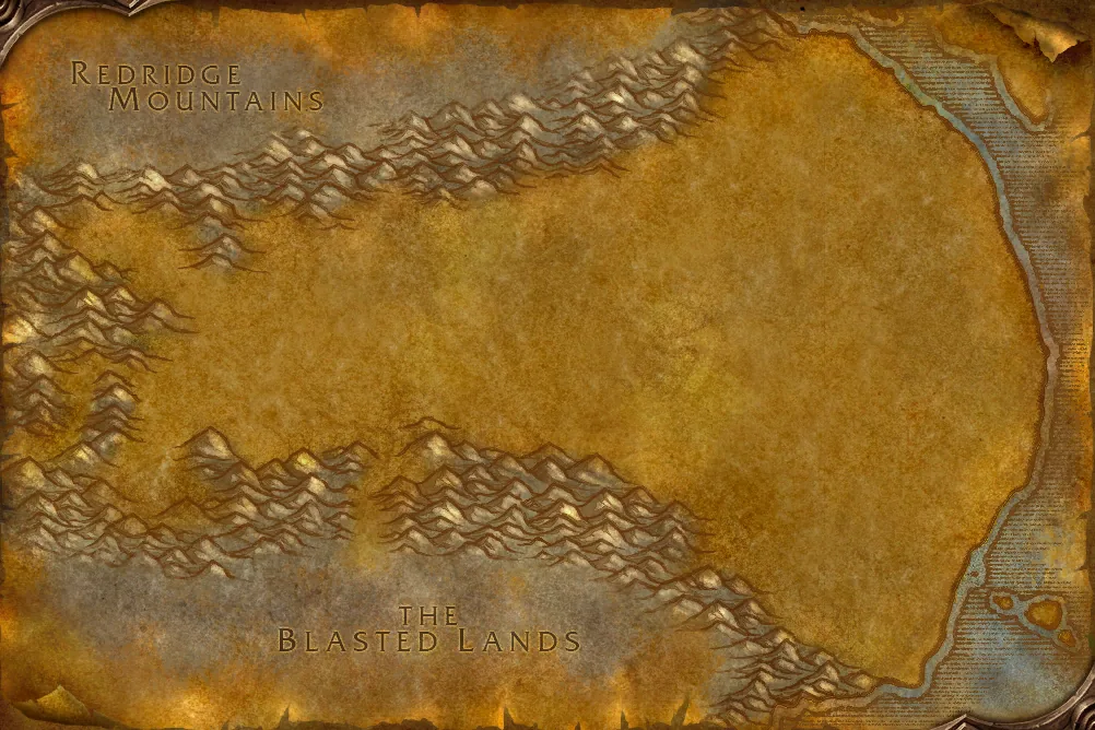 Sümpfe des Elends: Karte in WoW Forever