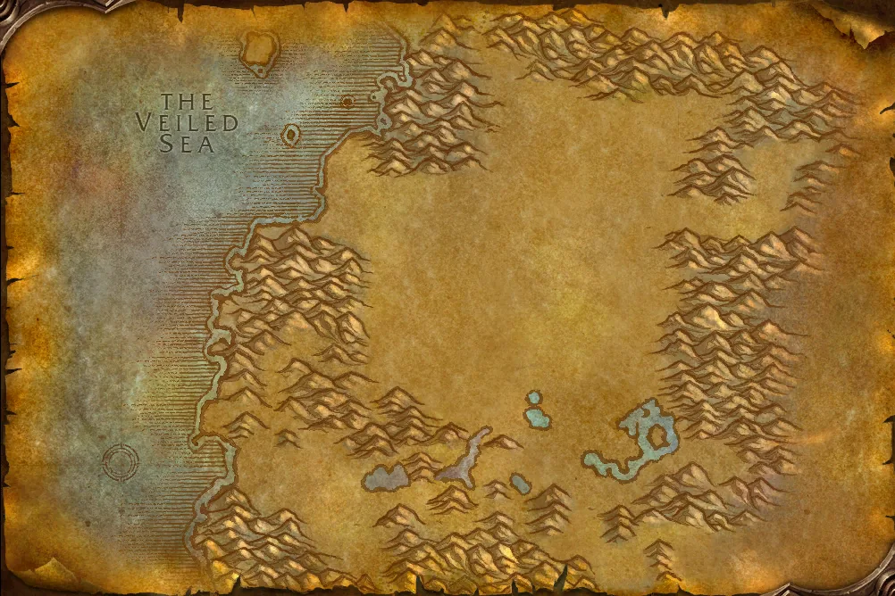 Desolace: Karte in WoW Forever