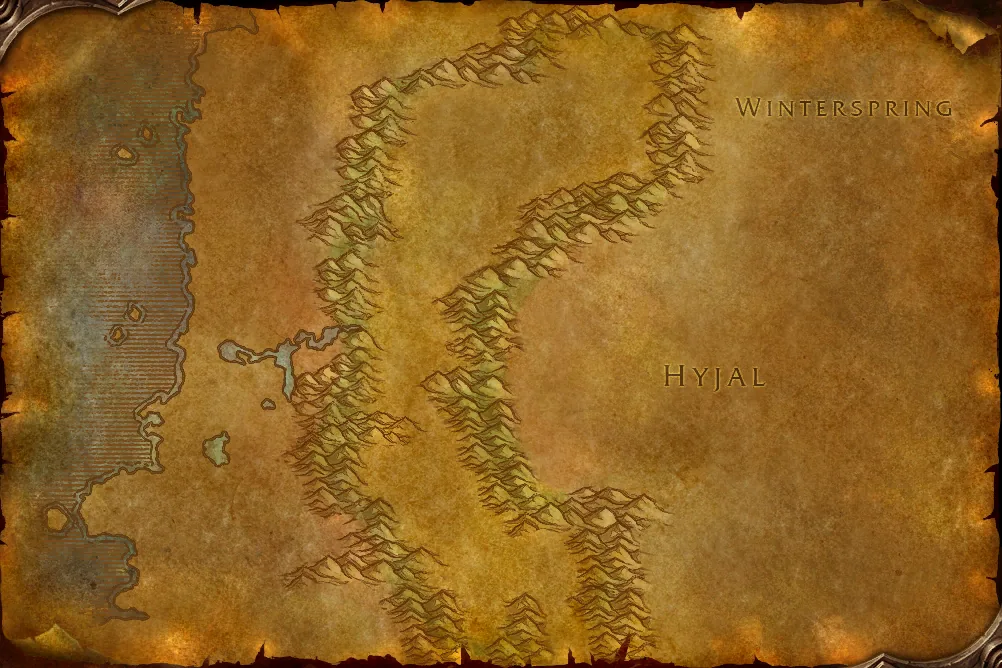 Teufelswald: Karte in WoW Forever