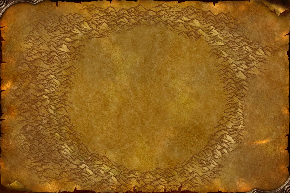 Map of Un'Goro Crater in WoW Forever