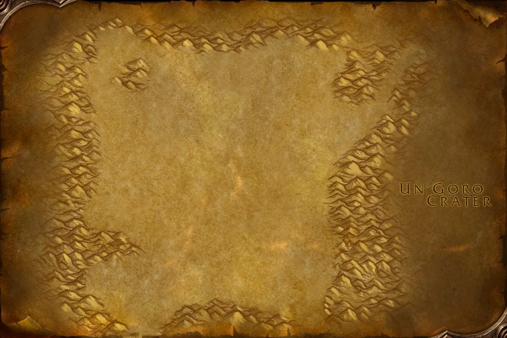 Map of Silithus in WoW Forever