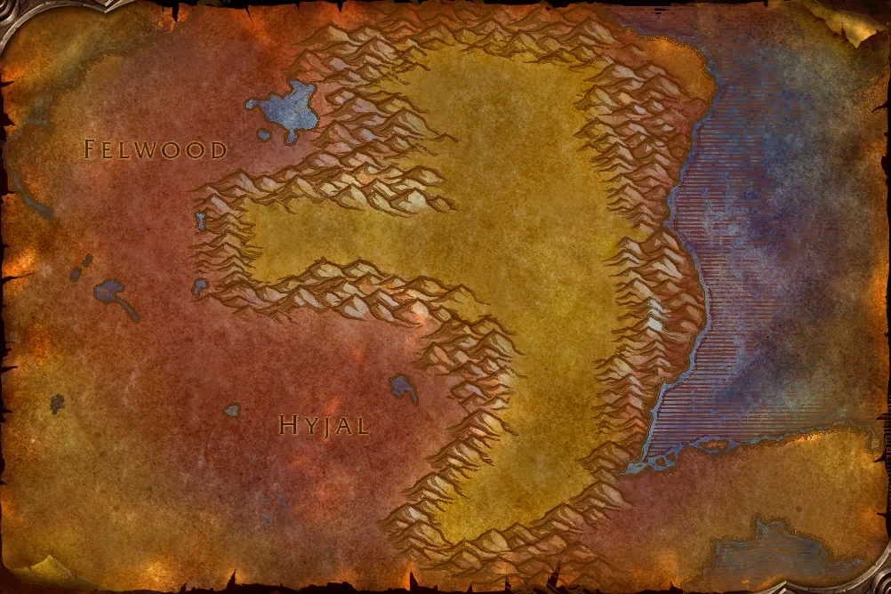 Winterspring: Karte in WoW Forever