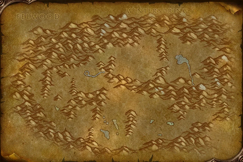 Mapa de Monte Hyjal en WoW Forever