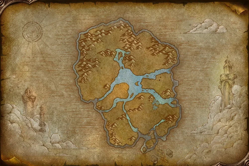 Mapa de Isla de Zephras en WoW Forever